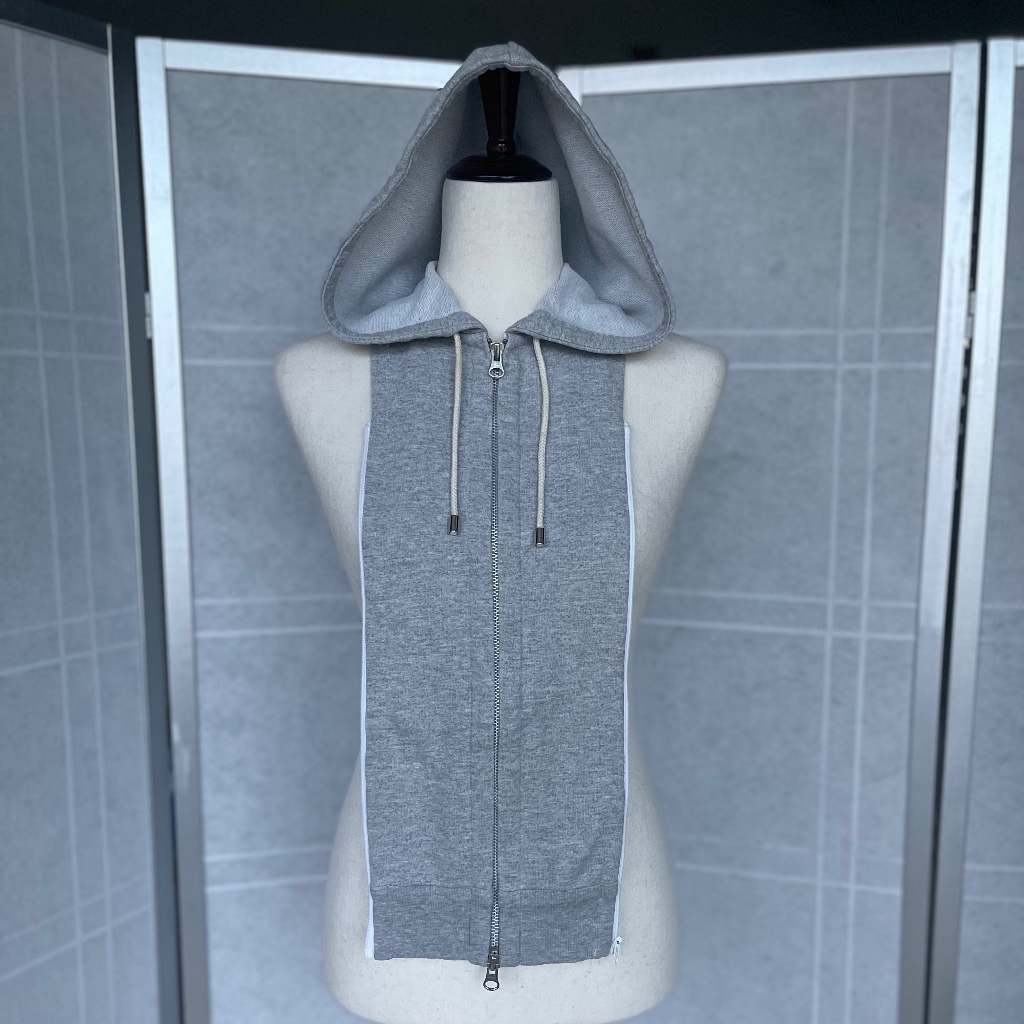 Veronica Beard Grey Hoodie Dickey Sz O/S